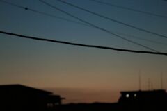 今日の夕焼け