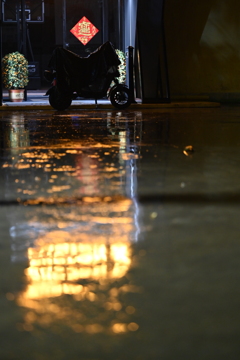 雨の日の体育館