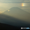 彩雲と富士山