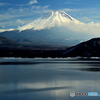 本栖湖からの富士山