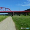 四万十の赤橋