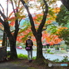 成川渓谷の紅葉
