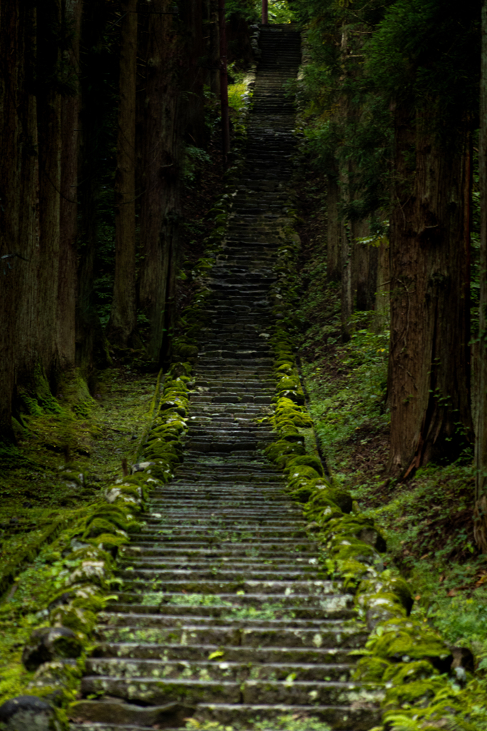 久渡寺の石段