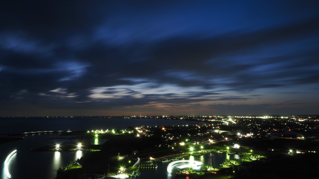 刑部岬の夜景