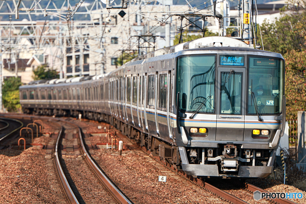 3426M 近ﾎｼV36+W38編成 新快速草津行き