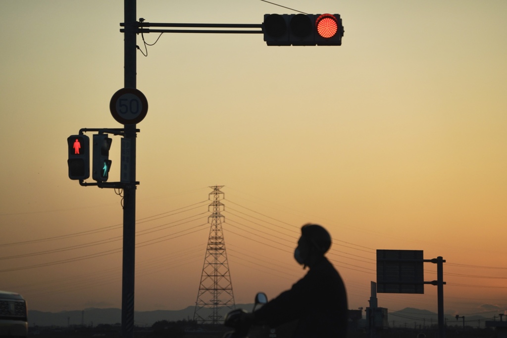 通りすがりのバイク