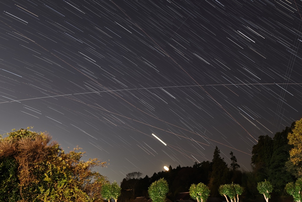 月、金星、旅客機、ISS、流星。