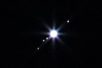 今夜の木星と衛星20231113