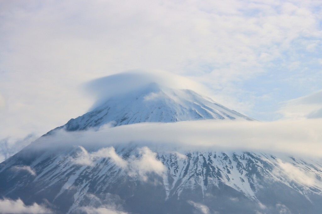 昨日の朝富士