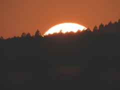沈む太陽