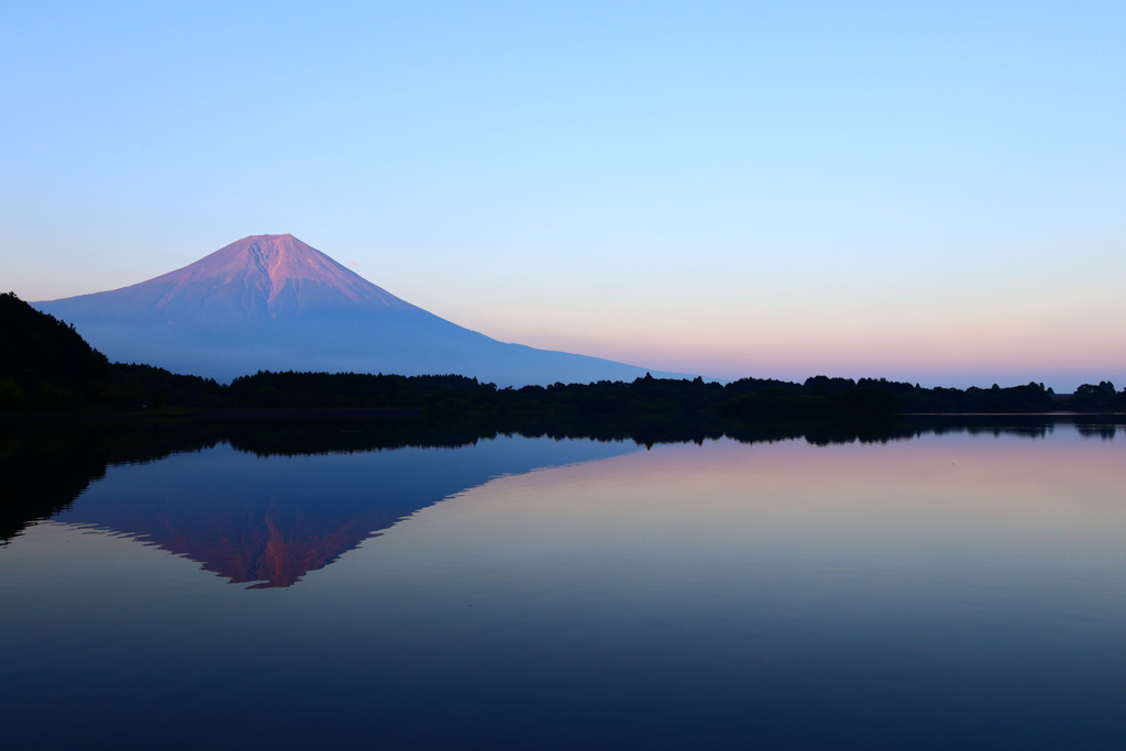 田貫湖からの富士山
