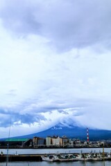 今朝の富士山