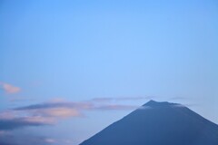今朝の富士