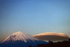 夕富士