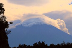 富士山笠雲