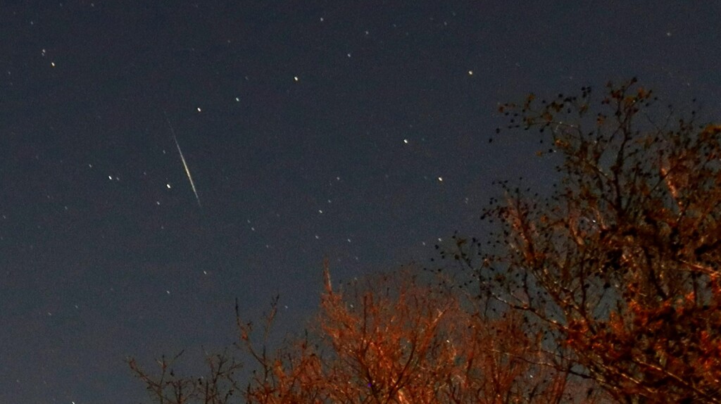 今夜の流れ星