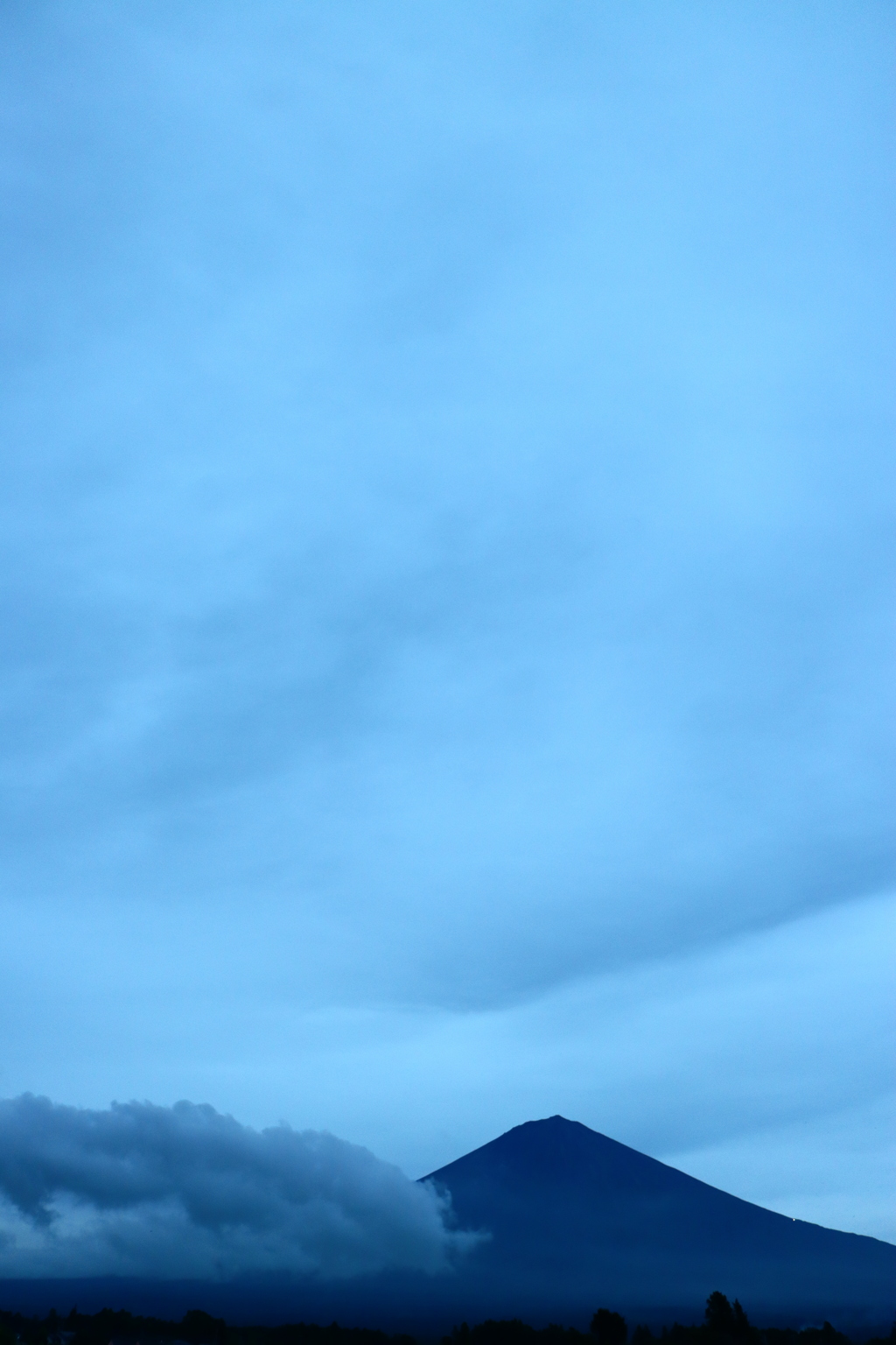 今日の夕富士