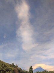 富士山笠雲