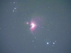 コンデジでオリオン大星雲 コンデジでオリオン大星雲