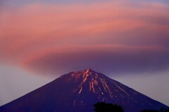 赤富士と笠雲3