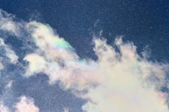 彩雲と雪