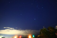 田子の浦に昇るオリオン座