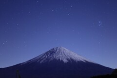 今夜の富士山と星空20231120
