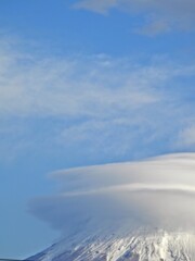 今朝の笠雲