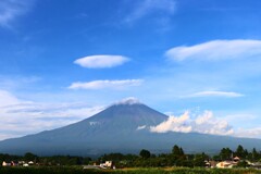 色々な雲に囲まれて