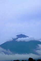 今日の富士山（夕方）