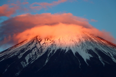 今夕の富士山