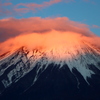 今夕の富士山