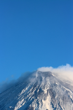 今朝の富士山