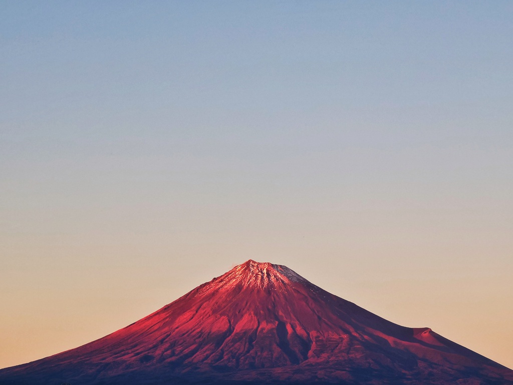 赤富士