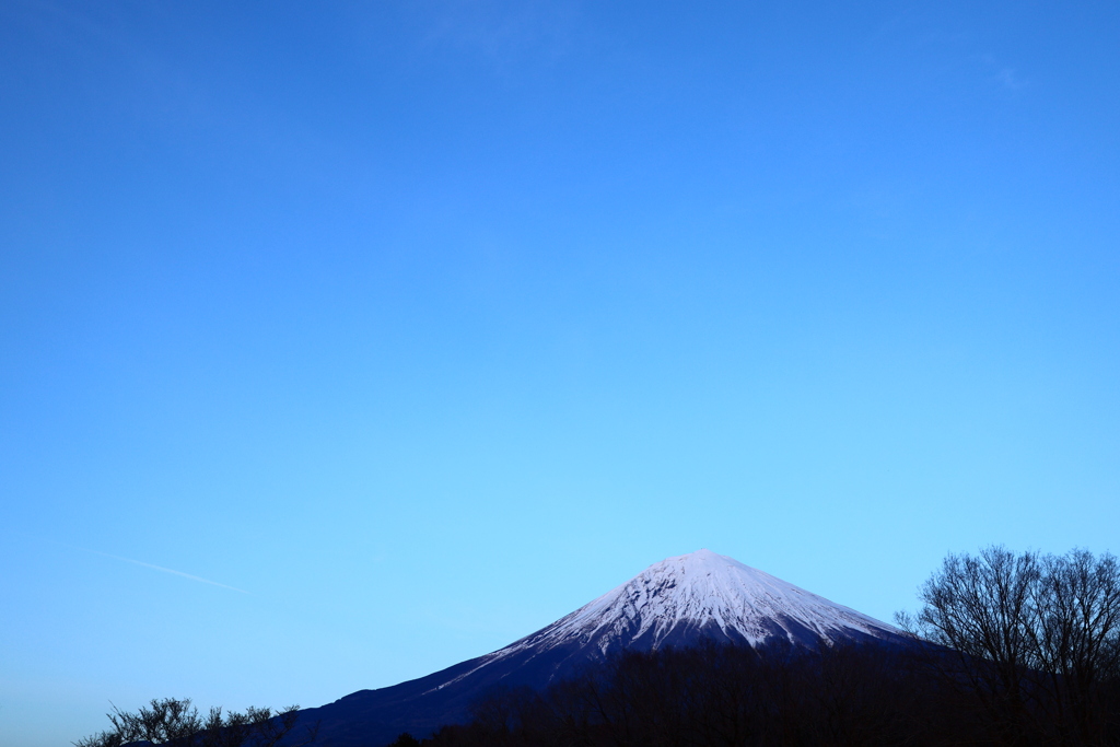 富士山夕景