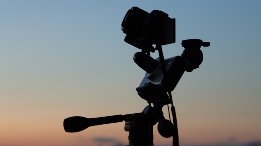 星空撮影はいつもこんな感じです。