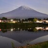 逆さ富士（夜）