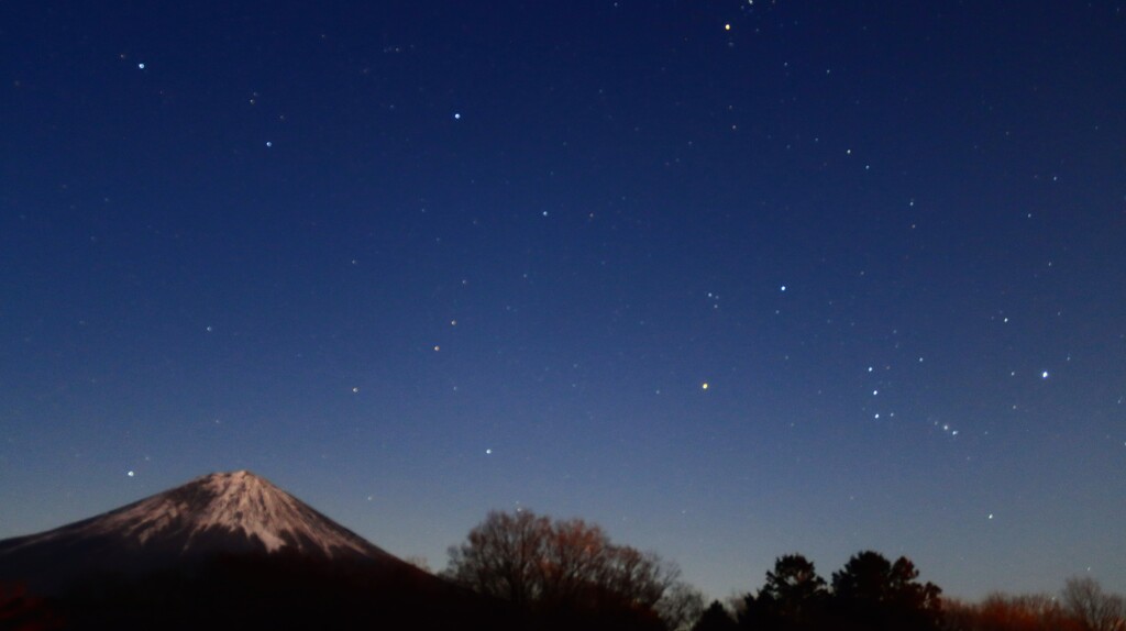 昨夜の夜空