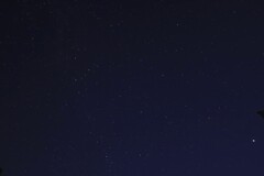 カシオペア座と満天の星