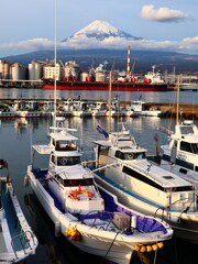 田子の浦からの富士山
