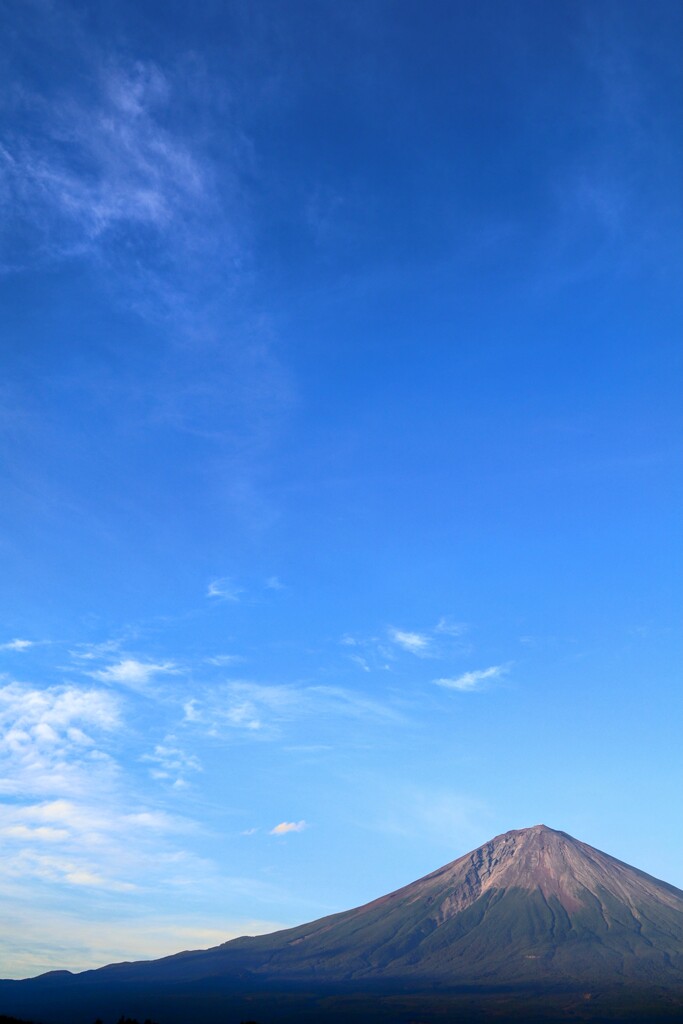 今夕の富士山