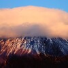 豪快な笠雲