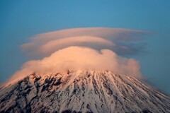 アーベントロートな笠雲
