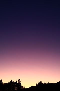 夕暮れ