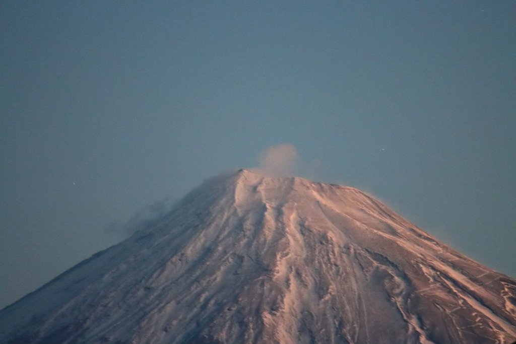 朝の富士山