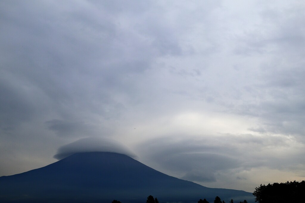 今日の笠雲
