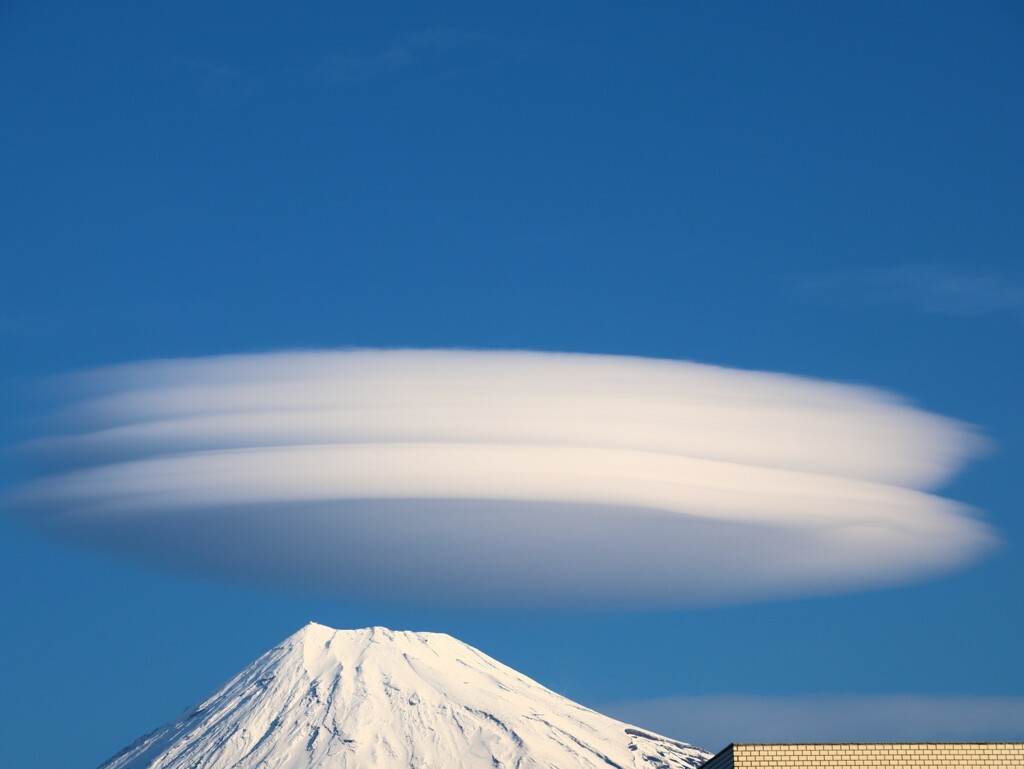 今朝の笠雲②（8時32分）