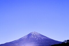淡い感じの富士