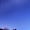 富士山とオリオン