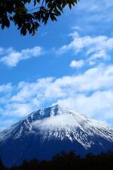 束の間の富士